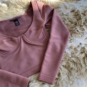 Victoria’s Secret Corset Top in Vintage Rose